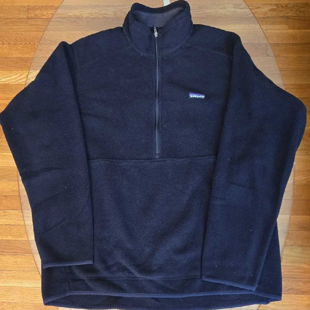 Patagonia Men’s Synchilla Fleece 1/4 Zip Pullover Black XXL
